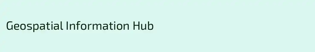 Geospatial Information Hub